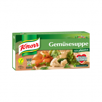 Knorr Gemüsesuppe, rein pflanzlich, 12 Würfel
